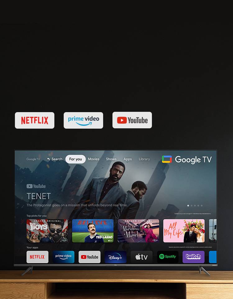 Buy TCL TV C645  QLED 4K Google TV - TCL India Official Store