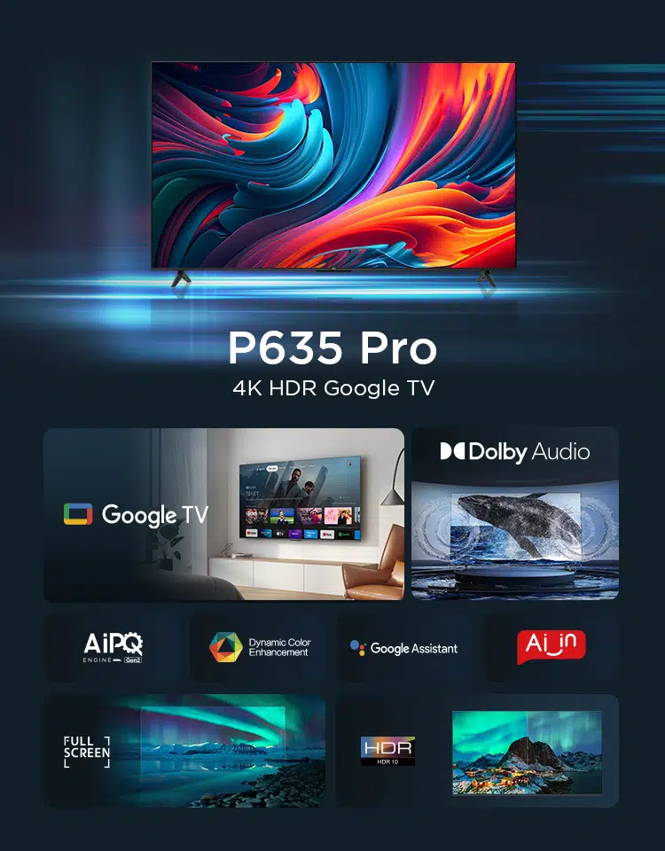 TCL 43 Inch P635 Pro 4K LED TV at Rs 25990, Smart TV in Ahmedabad
