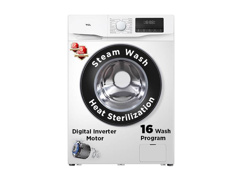 TCL 5 Star Fully-Automatic Front Load Washing Machine